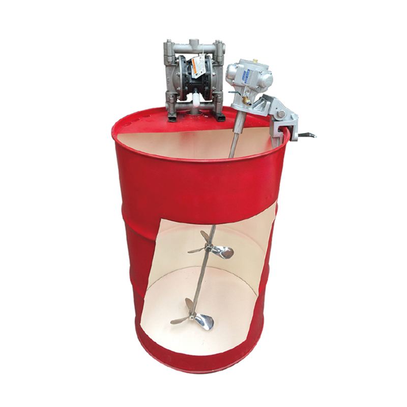 Máy trộn khí nén kẹp JS-AMP3 Gaston có bơm